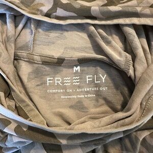 NWOT Free Fly Apparel Camouflage Sun Hoodie